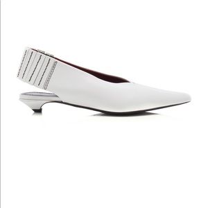 Proenza Schouler Embellished Leather Slingbacks